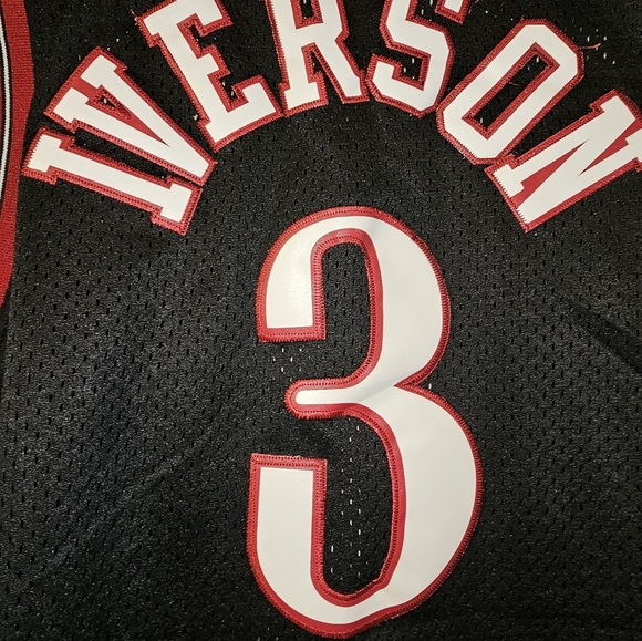 Allen Iverson # 3 Jersey Philadelphia 76ers Mens Medium - Picture 9 of 10